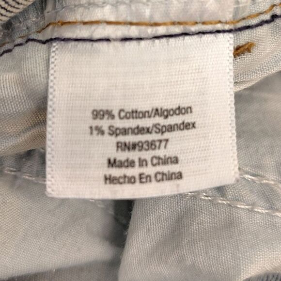 Y2K St John's Bay Mid Rise Medium Wash Denim Capri Jeans Size 10 - Picture 8 of 10